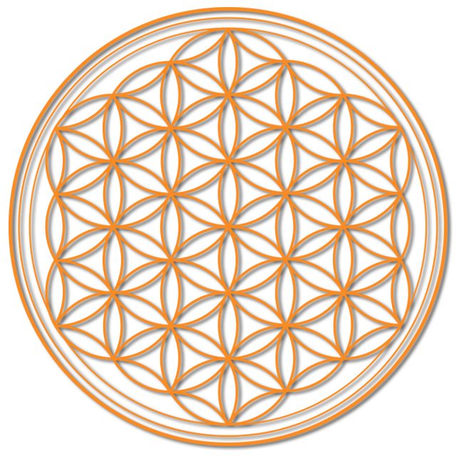 Lebensblume Orange